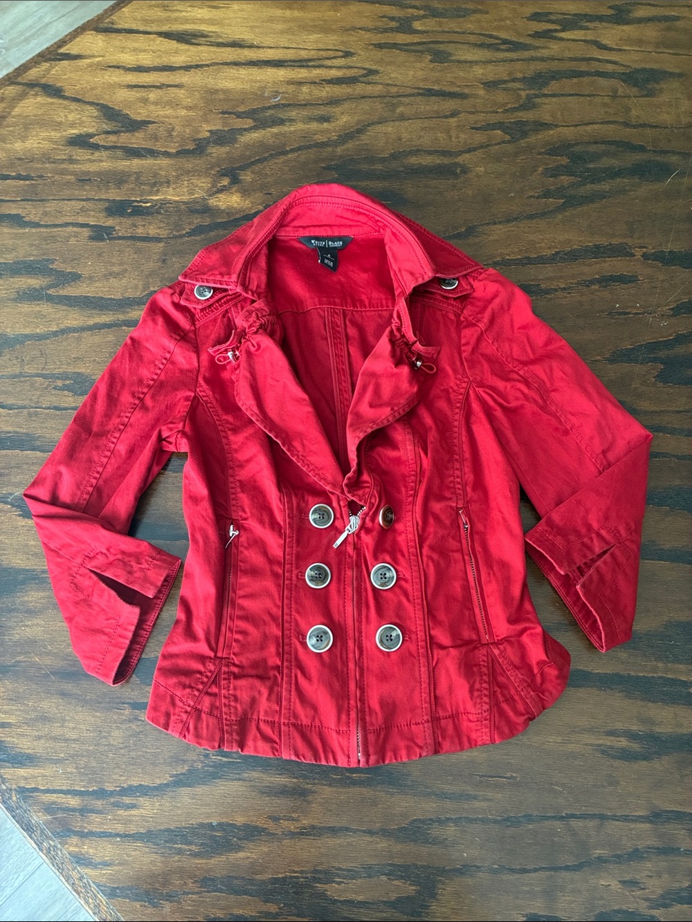White House Black Market Vibrant Red Jacket